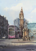 The Gilnahirk Bus 28x38 cm